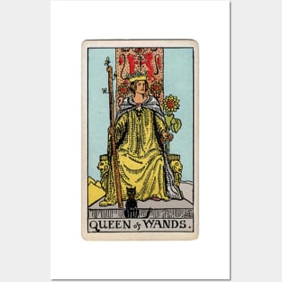 Queen of Wands Tarot Posters and Art
